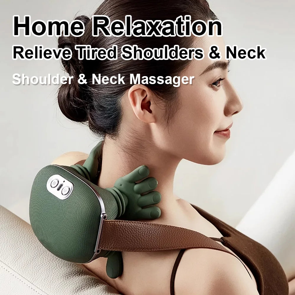MasterHand 4D Heated Neck & Shoulder Massager