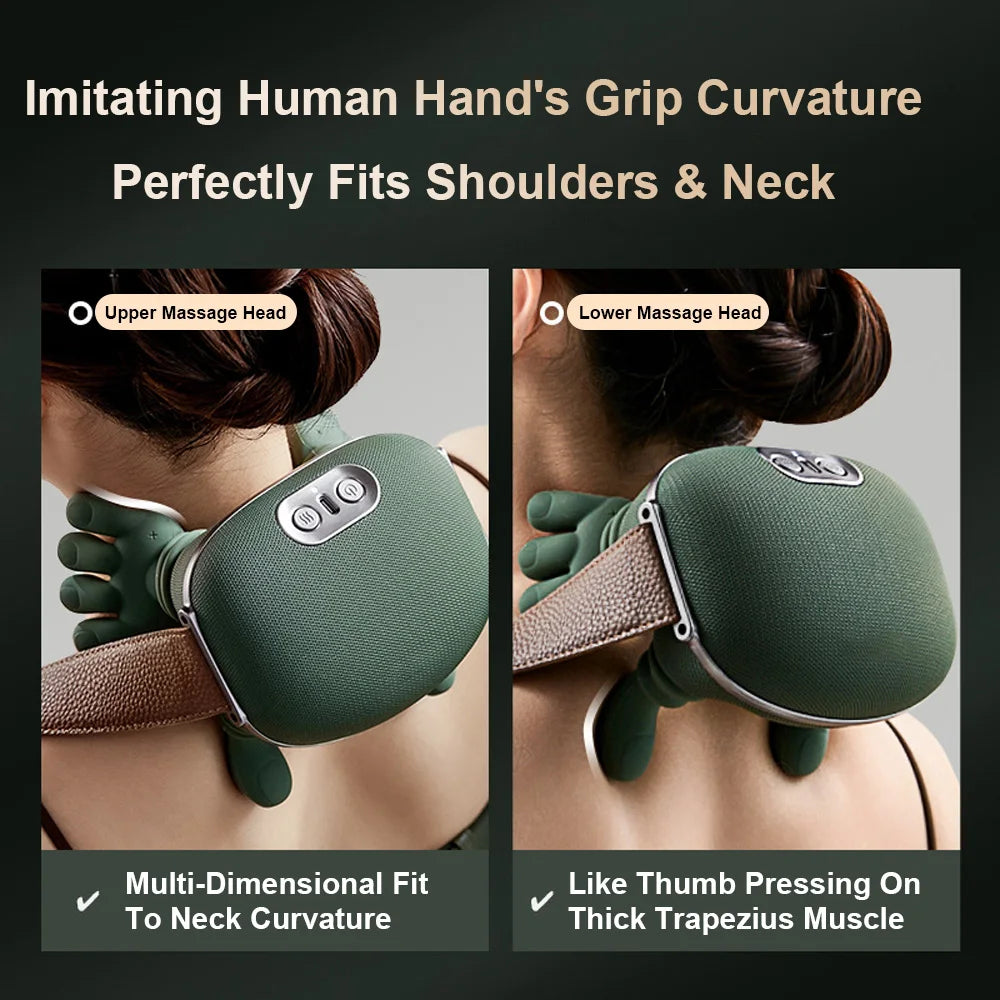 MasterHand 4D Heated Neck & Shoulder Massager