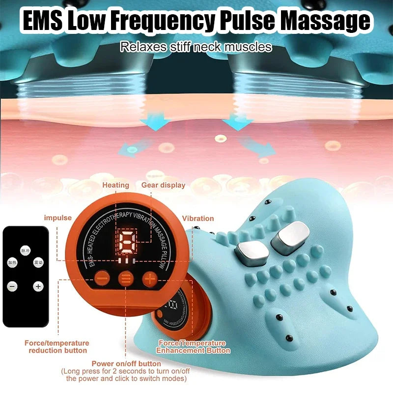 EMS Heating Neck Stretcher Pillow