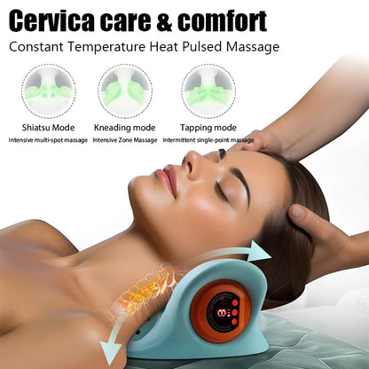 EMS Heating Neck Stretcher Pillow